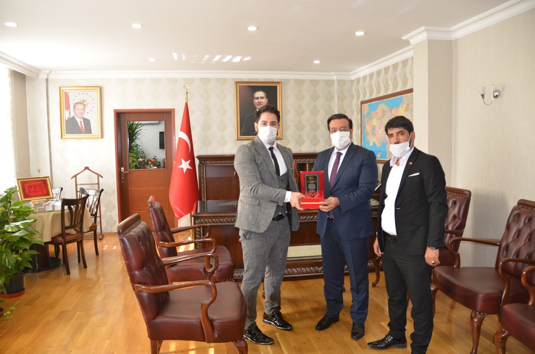 15 TEMMUZ FEDERASYONUNDAN KAYMAKAM CUMALİ ATİLLA `YA ZİYARET