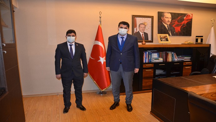 Hüseyin Kıran, Şehitkamil Kaymakamı Ömer Kalaylı `yı Ziyaret Etti