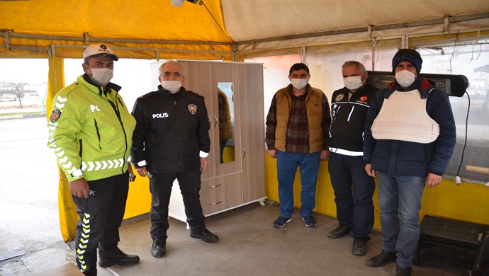 HÜSEYİN KIRAN `DAN EMNİYET NOKTASINA YARDIM