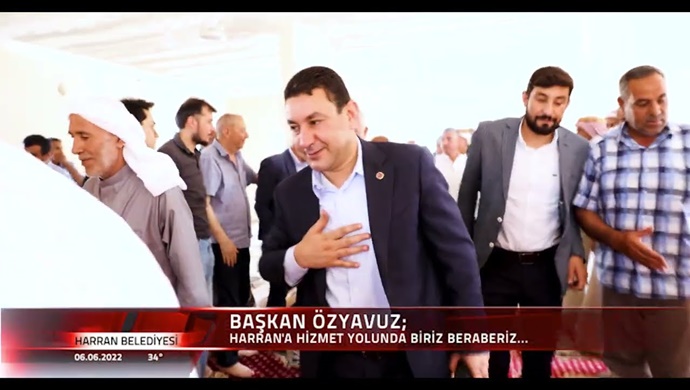BAŞKAN ÖZYAVUZ; HARRAN’A HİZMET YOLUNDA BİRİZ BERABERİZ