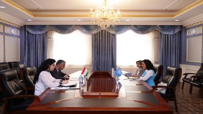 Dışişleri Bakan Birinci Yardımcısının Tacikistan’da BM-Kadın Ofisi Başkanı ile Görüşmesi