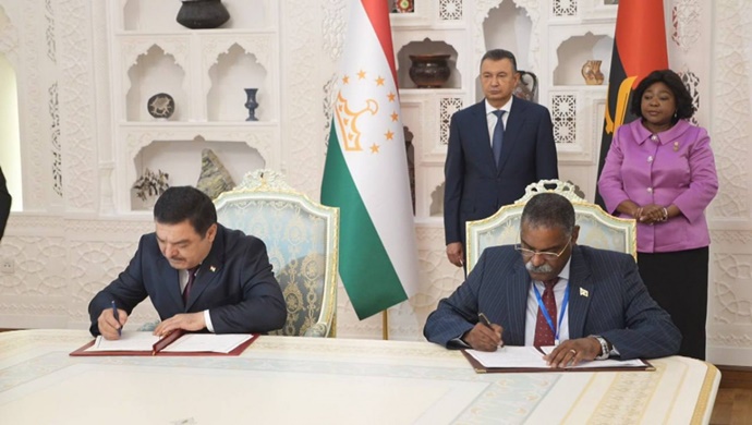 Signing of the Program of Cooperation between the Ministries of Foreign Affairs of Tajikistan and Angola